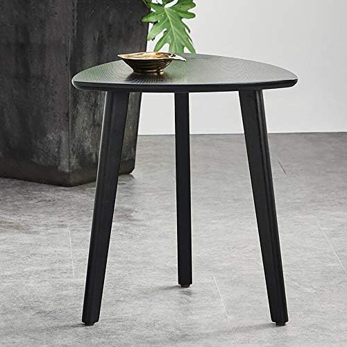 Telephone Table, Modern Triangular Sofa Side Table,Living Room Telephone Table,Ash Side/Accent Table -3 Legs (Color:Black,Size:17.5119.68in)