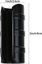 50 PCS 1 inch Greenhouse Clamps Clips 26mm Black ABS Snap Clamp Tube Clip Garden Buildings Tube Clip for Greenhouse Film, Sunshade Nets, Frame Shelters (Outer Ø 1.26”inner Ø 1”)