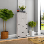DWVO 72" Tall Farmhouse Pantry Cabinet, Kitchen Storage Pantry with Barn Doors & Drawer, Versatile Organizer with Adjustable Shelves, Rustic Cupboard for Dining Room, Living Room, White Oak | Tall Farmhouse Kitchen Pantry Cabinet, Kitchen Cupboard