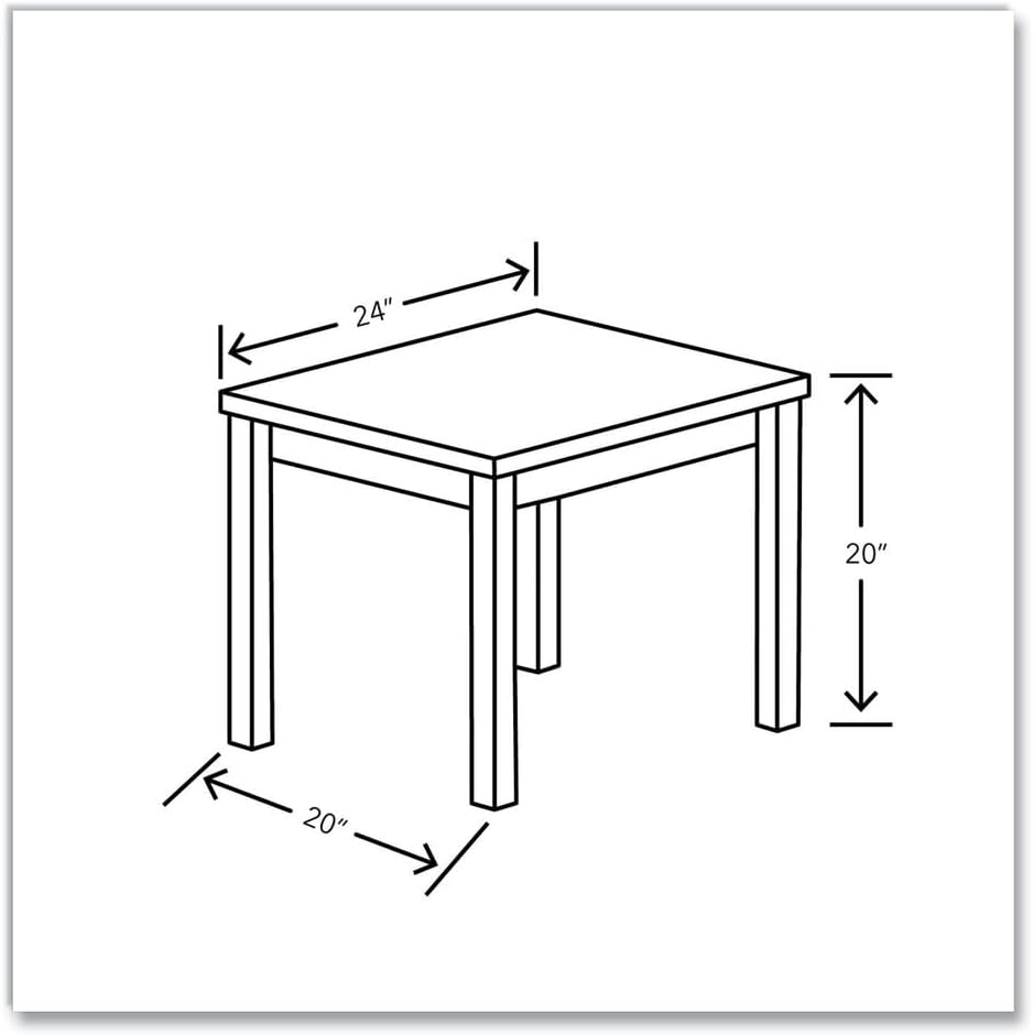 The Hon 80193LKI1 80000 Laminate Occasional End Table, Rectangular, 24w X 20d X 20h, Kingswood Walnut