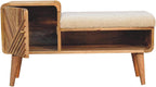 Furniture Solid Wood Boucle Carved Telephone Table