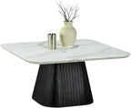 Contemporary Style 3pc Table Set Black Finish