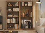 GarveeHome 71 in Tall Bookcase,Wooden Bookshelf with 5 Tiers, Modern Book Shelf in Swedish Oak, Floor Standing Display Shelves for Bedroom, Living Room and Office for Home