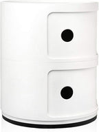 Kartell 4966/03 Componibili Drawers by Anna Castelli Ferrieri, Pack of 1, Opaque White
