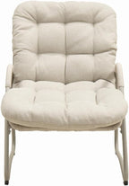 Outdoor Patio Lounge Chair (Set of 2) – Iron Frame & Plastic Wicker