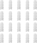 FDXGYH 20 Pcs Greenhouse Film Clamps ABS Snap ClampTube Clip Garden Buildings Tube Clip for 3/4" PVC Pipe（White）