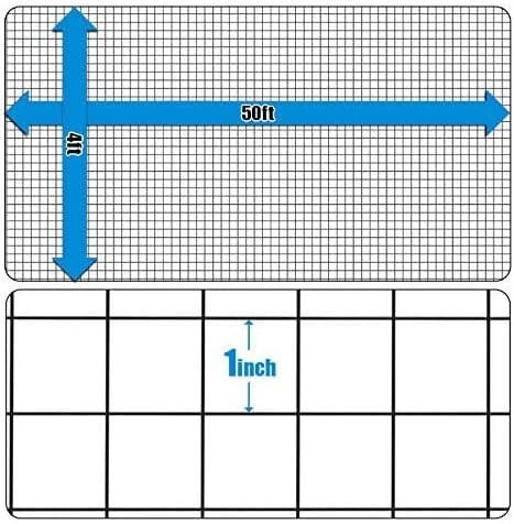Fencer Wire Hardware Cloth with 1-Inch Grid, 16 Gauge Black Vinyl Coated Welded Fence Mesh Roll for Home and Garden Fence and Pet Enclosures Protect (48 Inch x 50 ft.)