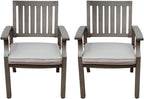 free-space Modern Courtyard Single Chair with seat Cushion, Rust-Proof Aluminum Balcony Casual Dining Chair