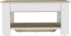 Minimalism 1-Shelf Lid Top Storage Table, for Living Room Entryway
