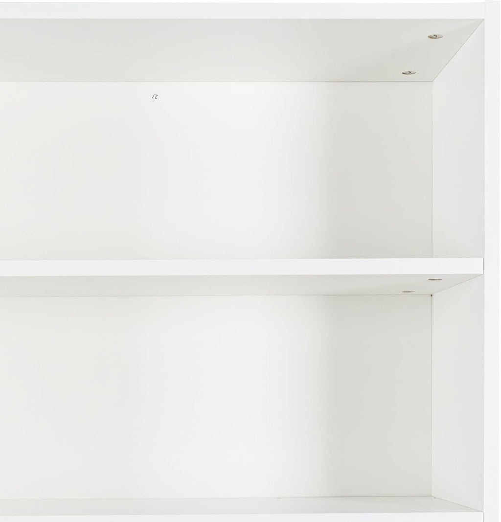 63" W Large Kitchen Hutch Cabinet, Freestanding Pantry Cupboard with 4 Doors, 4 Drawers & Microwave Shelf,for Kitchen Dining Room Bedroom (White#L)
