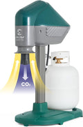 OWLTRA MT2410 Outdoor Super Effective Mosquito Trap, Quiet, Odorless, All-Weather Insect Control with CO2 Release for Mosquitoes, No-See-Ums, Flies & Midges, Easy Setup & Maintenance, Dark Green