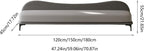 Modern End of Bed Bench, Leather Long, Modern Upholstered Bedroom for Living Room Foyer Indoor Entryway Entryway(Orange,180 * 45 * 55cm)