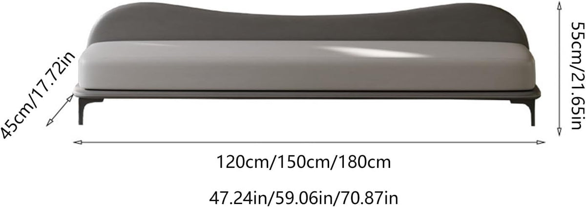 Modern End of Bed Bench, Leather Long, Modern Upholstered Bedroom for Living Room Foyer Indoor Entryway Entryway(Orange,180 * 45 * 55cm)