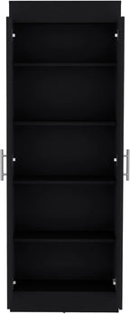 Pantry Cabinet Clinton, Kitchen, Black