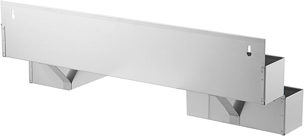 PRO&Family 30" Commercial Stainless Steel Liquor Display Rack, Bar Bottle Organizer, Heavy Duty Countertop & Underbar Shelf for Bars, Restaurants, Home Bar, Beverage Stations