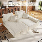 96" Cloud Sectional Couches with Chaise for Living Room