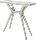 Plank+Beam Verso Console Table, 36 Inch, White Sand