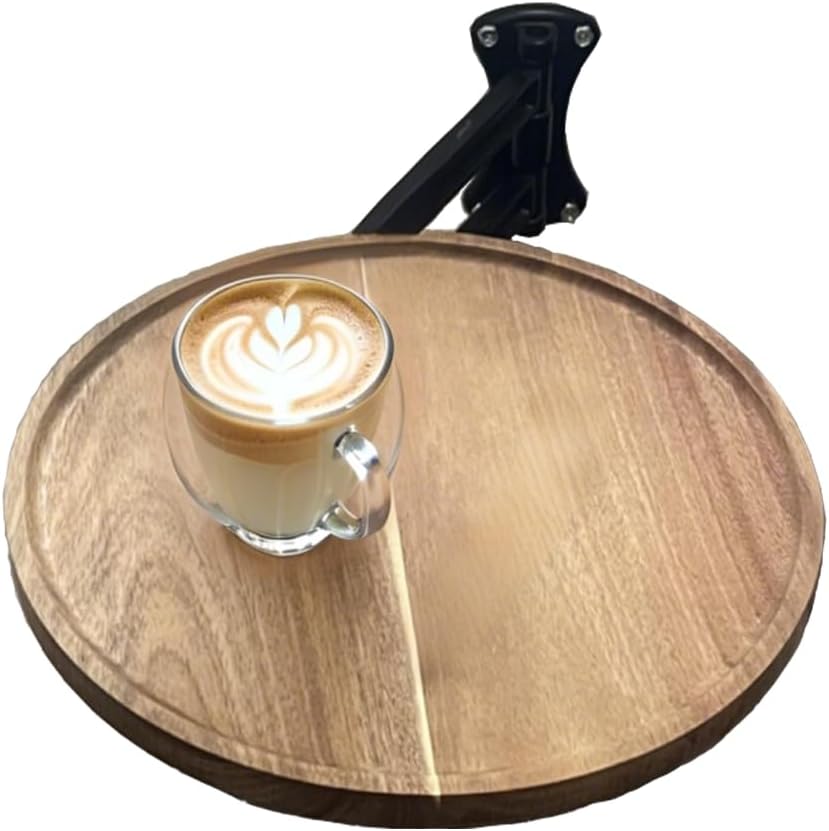 13.78 Inch Retractable Wall-Mounted Folding Table RV Folding Table | With an extendable arm, multi-angle adjustability, and a space-saving design, it makes an excellent gift.
