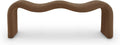 Meridian Furniture 22097Saddle Willow Collection Modern | Contemporary Bench with Soft Saddle Microsuede Corduroy Fabric, Iron Metal Inner Frame, 56.5" W x 18" D x 19" H, Saddle