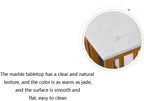 Coffee Table Golden Console Table, Marble Console Table, Telephone Table, Narrow Hall Table with Storage Bookshelf, Suitable for Corridor/Living Room