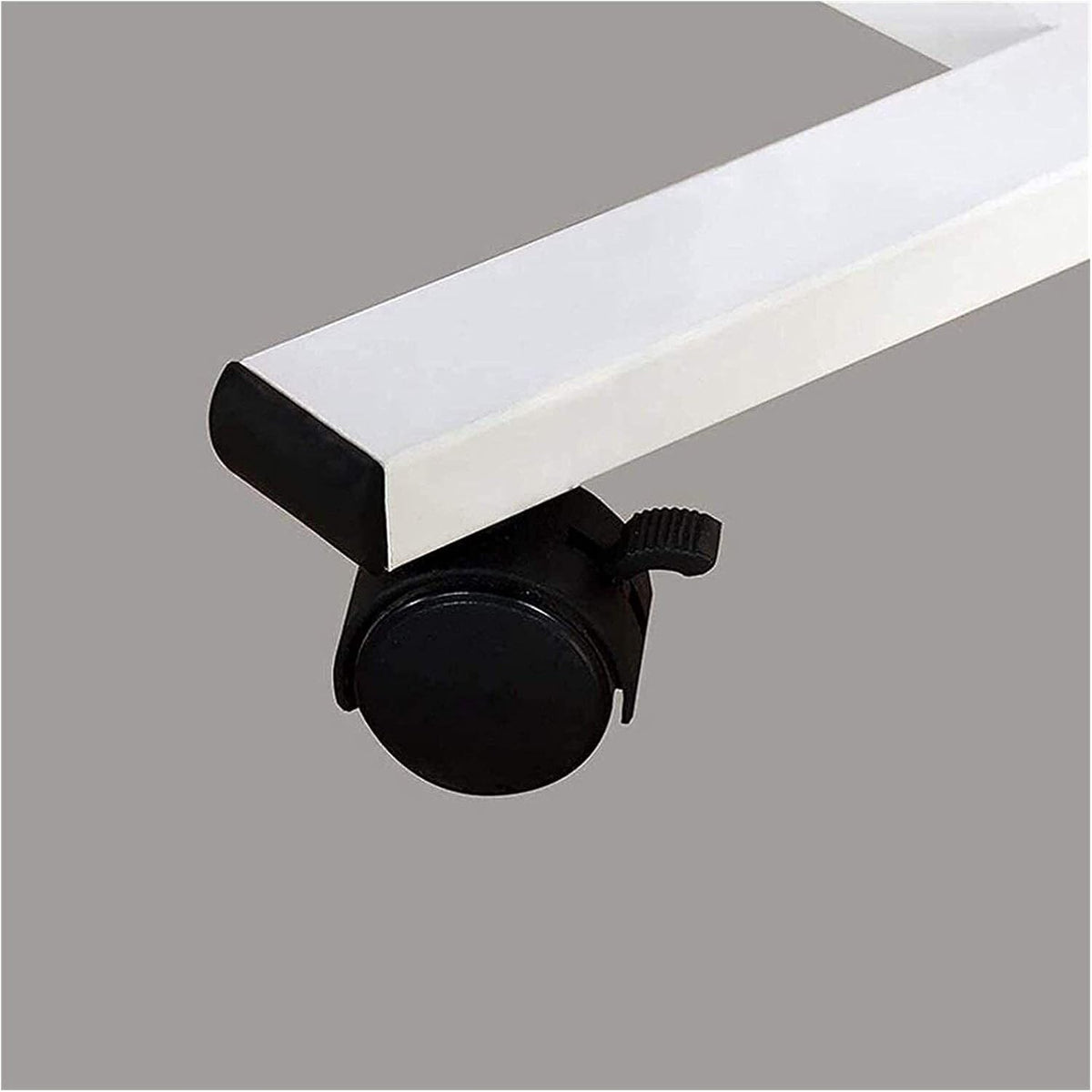 LJYT Movable Table,Sofa Side Table Rotating Mobile End Table, Adjustable Desks Laptop Desk Bedside Table, Lazy Tray Bed Side Table, Multi-Functional Study Desk, Lifting and Moving (Color : White)