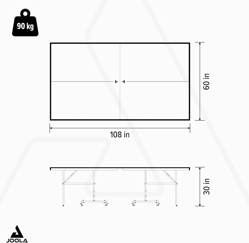 JOOLA NOVA Outdoor Ping Pong Table with Waterproof Table Tennis Net Set - Quick Assembly - All Weather Aluminum Composite Surface - Tournament Quality - Indoor & Outdoor Compatible