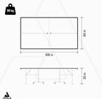 JOOLA NOVA Outdoor Ping Pong Table with Waterproof Table Tennis Net Set - Quick Assembly - All Weather Aluminum Composite Surface - Tournament Quality - Indoor & Outdoor Compatible