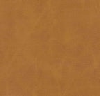 HomePop Channeled Metal Dining Chair - Caramel Brown Faux Leather (Single Pack)
