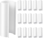 Jetec 16 Pcs PVC Pipe Clamps Greenhouses Strap Clips 2.4 Inches Long Summer PVC Water Pipe Clamps Strap Clips for Woodworking(for 3/4 Inch PVC Pipe,White)