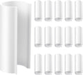Jetec 16 Pcs PVC Pipe Clamps Greenhouses Strap Clips 2.4 Inches Long Summer PVC Water Pipe Clamps Strap Clips for Woodworking(for 1 Inch PVC Pipe,White)
