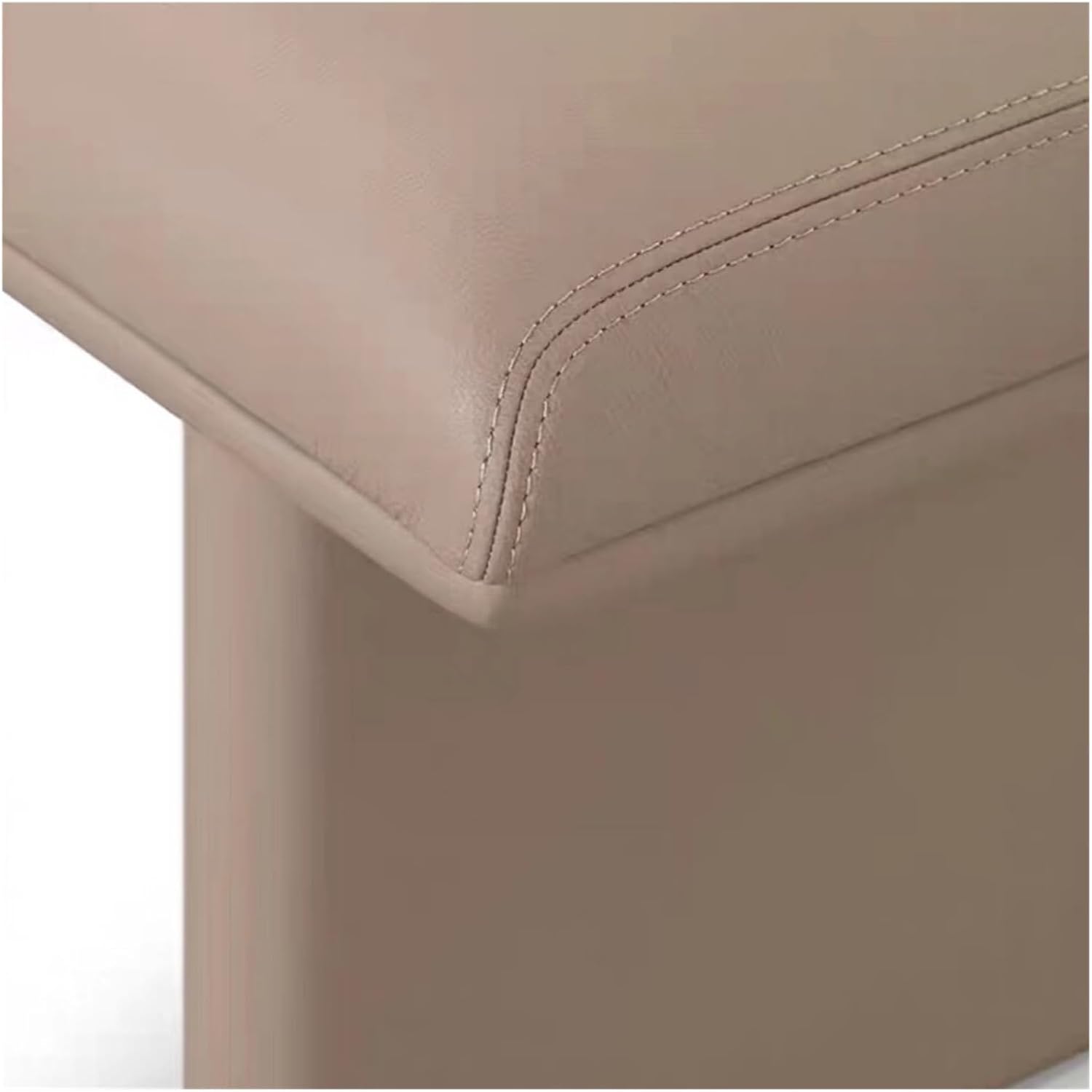 Modern Upholstered Pu Leather Bench Ottoman,Modern Tufted Long, Comfortable Footrest Stool Accent,end of Bed for Livingroom Entryway(140 * 50 * 42cm)