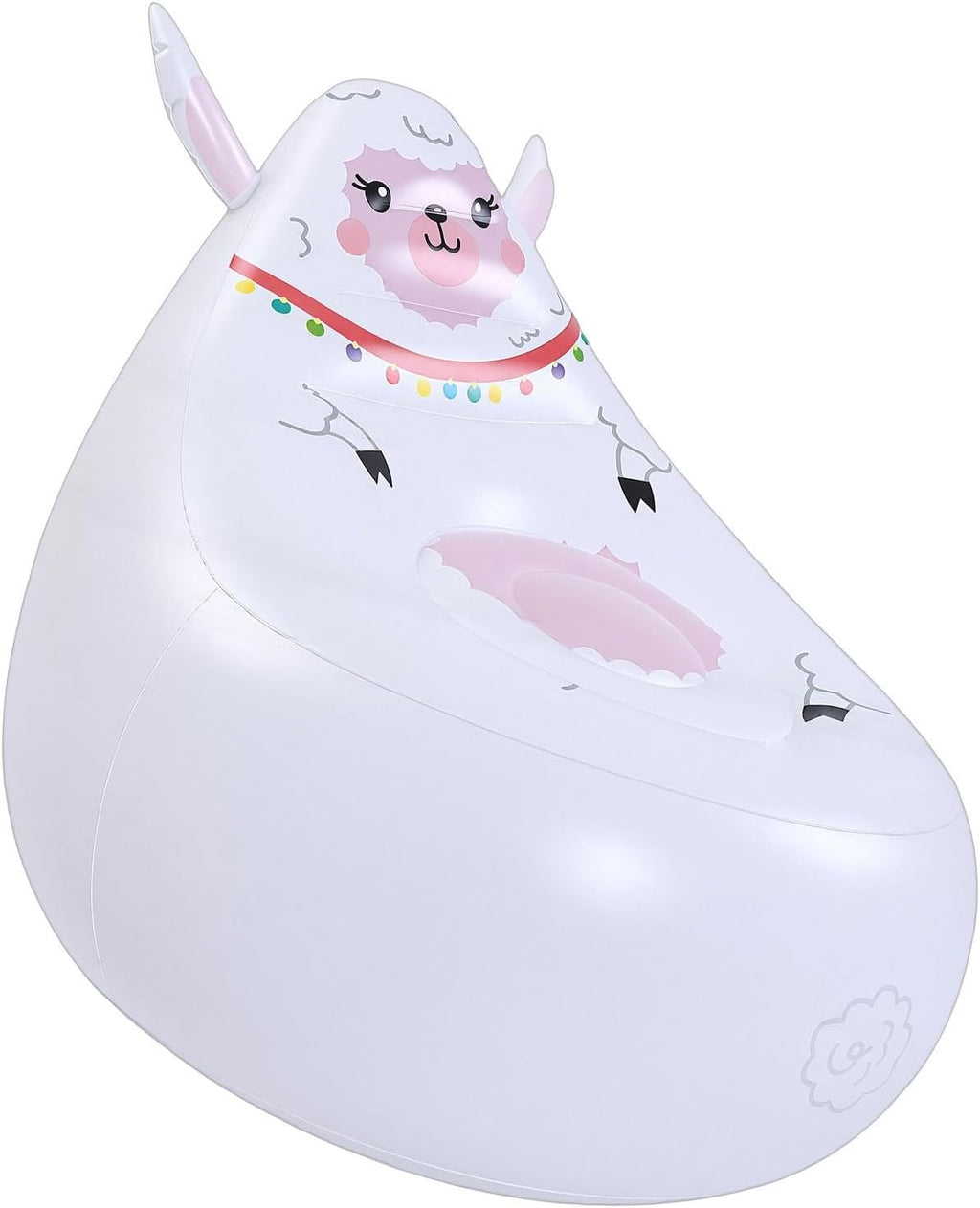 Zopsc Soft Skin Friendly Inflatable Chair, Cute Shape Air Valve for Quick Inflation