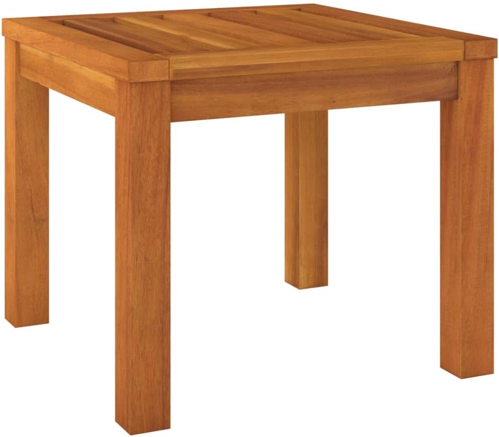Patio Stools with Cushions 2 pcs 15.7"x15.7"x16.5" Solid Acacia Wood