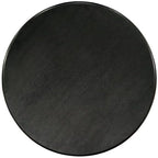 East West Furniture ANT-ABK-TP Antique Dining Room Table - a Round kitchen Table Top with Pedestal Base, 36x36 Inch, Wirebrushed Black