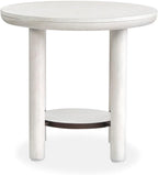 Magnussen Home Sunset Cove Moonlight Pearl Round End Table