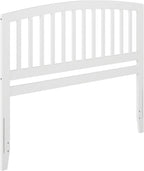 AFI, Richmond Slatted Queen Solid Wood Headboard, White
