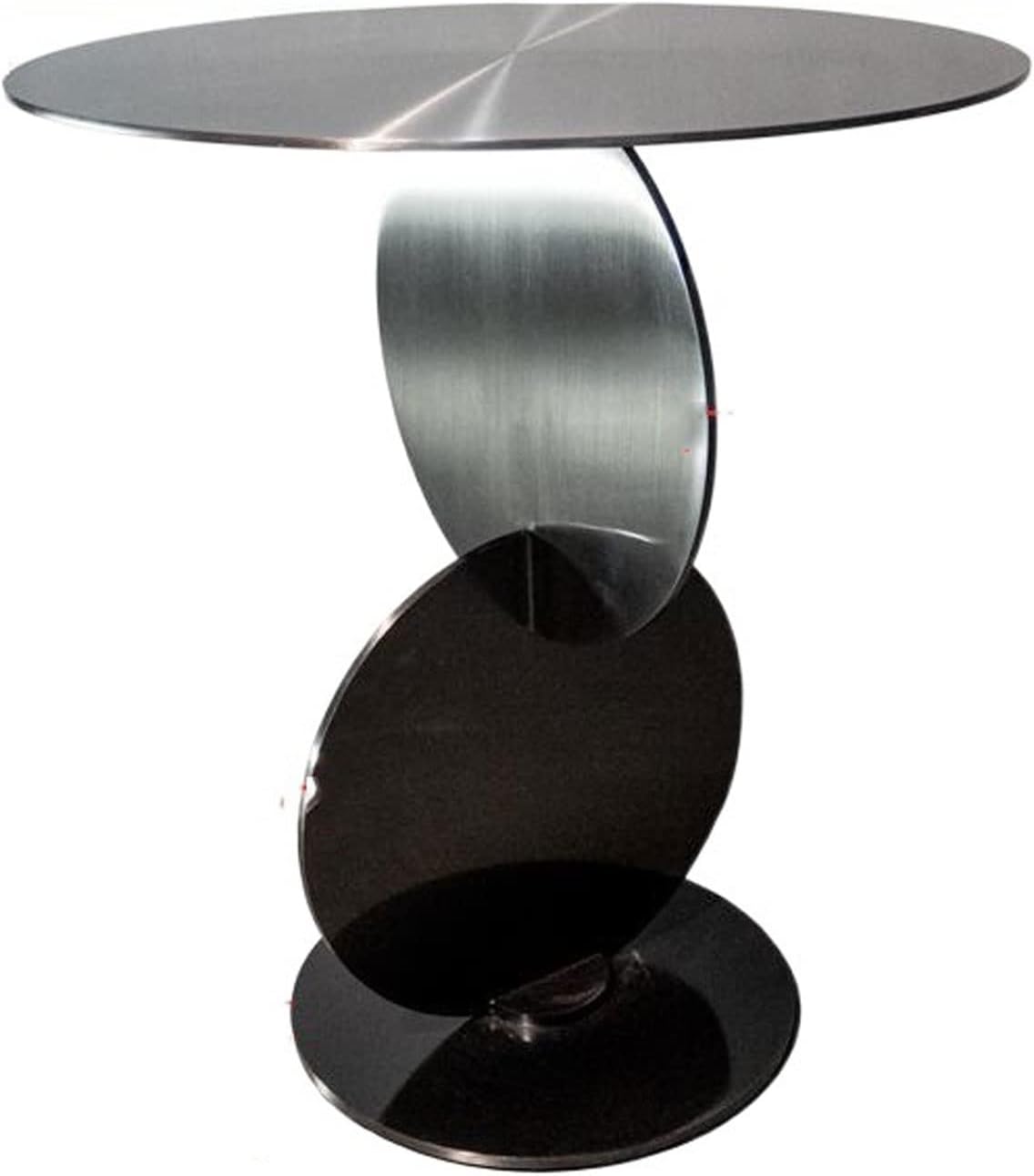End Tables Small Round Side Table, Modern Metal End,Bedside Nightstand Coffee for Living Room, Bedroom and Couch, 18.8x21.6inches
