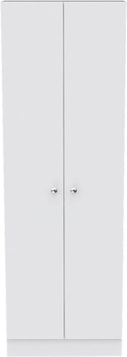 Multistorage 5-Shelf Pantry Cabinet with Double Doors - White