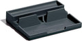 Durable 761358 VARICOLOR Desk Organiser, Compact Stationery Storage Tray with Phone/Table Mount - Charcoal