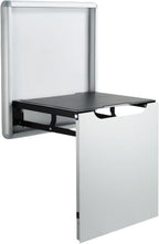 Foldable Wall-Mounted Stool,Entryway Shoe Changing Stool,Invisible Folding Shoe Bench,White