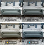 Madison Park Accent Bench, Upholstered with Nailhead Trim, & Padded Seat Entryway Bench Small, End of Bed Bench with Back, 49.5" W x 19.25" D x 23" H, Slate Blue