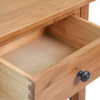 Console Table, Solid Oak Wood, 29.5 Tall, Ample Storage, Perfect for Living Room or Entryway, Durable Design, Versatile Style