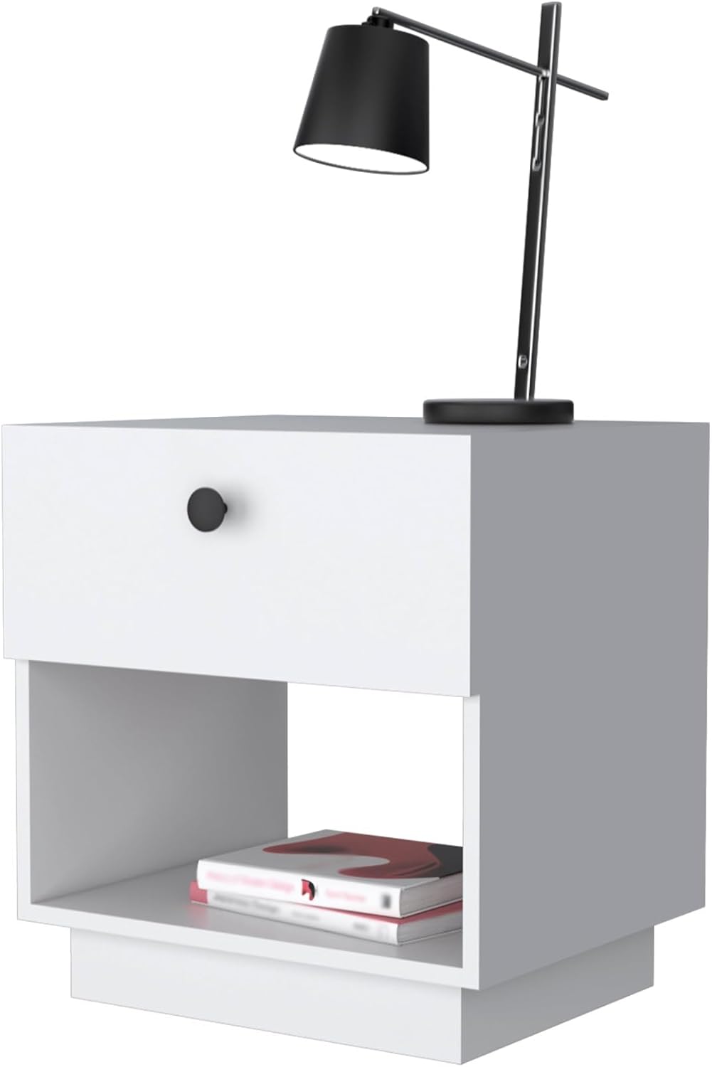 1-Drawer Nightstand,Single Door Cabinet,for Small Spaces