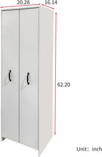 KEIKI Pull-Out Kitchen Pantry Storage Cabinet with Multi-Tier Shelf & Wheels, Spice Rack Next to Fridge, Freestanding Wood Bookcase Hutch Food Pantries Cupboard for Dining Room, Narrow Spaces, Office