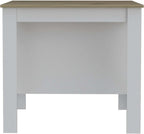Kitchen Island with Three Storage Shelves and Four Legs | Tabletop with protective film for hygiene