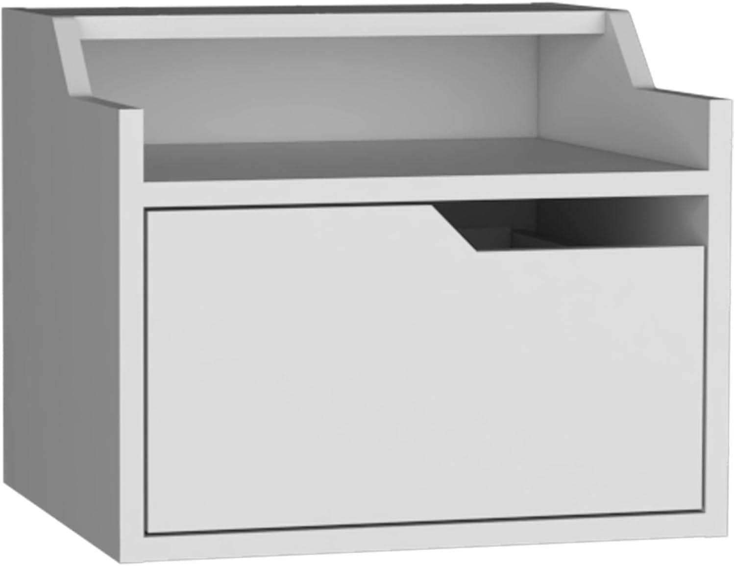 Floating Nightstand, Modern Design with Single Drawer Storage,for Small Spaces