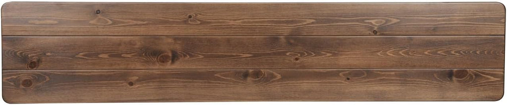 Flash Furniture Hercules 60x12 in Commercial Folding Bench, Rustic | Foldable Locking Legs, Farmhouse, Rustic