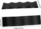 Black Silicone Wine Holder Foldable Bottle Stacking Mat for Sealed Bottles | Pyramid Shape, Format, Anti Slip Pads, Portable Design for Bar Display and Storage
