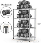 M MZG 1000 lbs Storage Shelving Steel Heavy Duty 4-Tier Utility Shelving Unit Steel Organizer Wire Rack for Home,Kitchen,Office,Chrome (13.7" D x 29.5" W x 47.2" H)