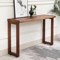 Solid Wood Console Table,mid Century Modern Narrow Entryway Table,Pine Farmhouse Sofa Tables for Hallway Living Room,N